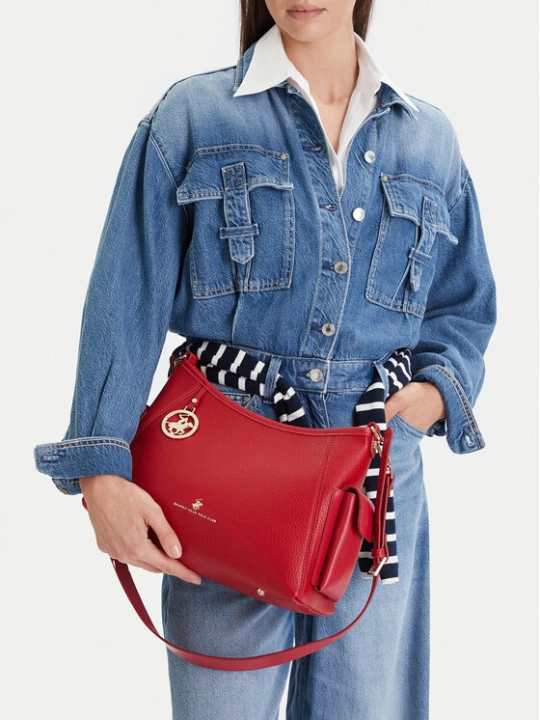 Zdjęcie produktu Torebka Beverly Hills Polo Club CEO-BHPC-L-001-09 Czerwony