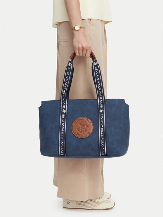 Zdjęcie produktu Torebka Beverly Hills Polo Club CWBEO-BHPC-L-007-10 Granatowy