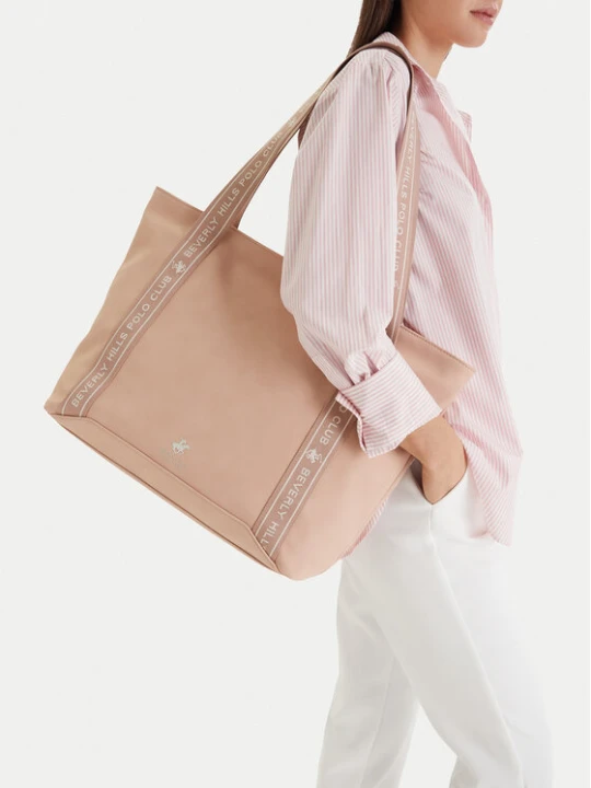 Zdjęcie produktu Torebka Beverly Hills Polo Club CWBEO-BHPC-L-016-09 Różowy
