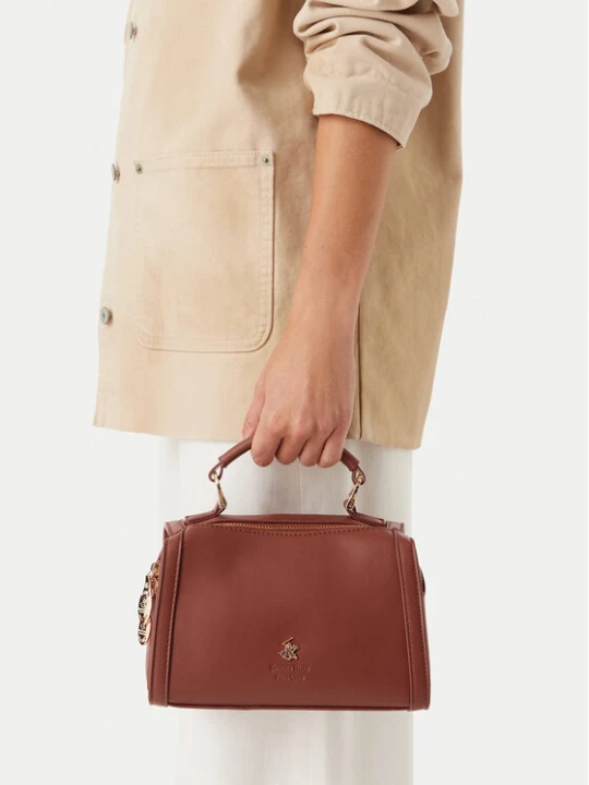 Zdjęcie produktu Torebka Beverly Hills Polo Club EO-BHPC-C-019-10 Brązowy jasny