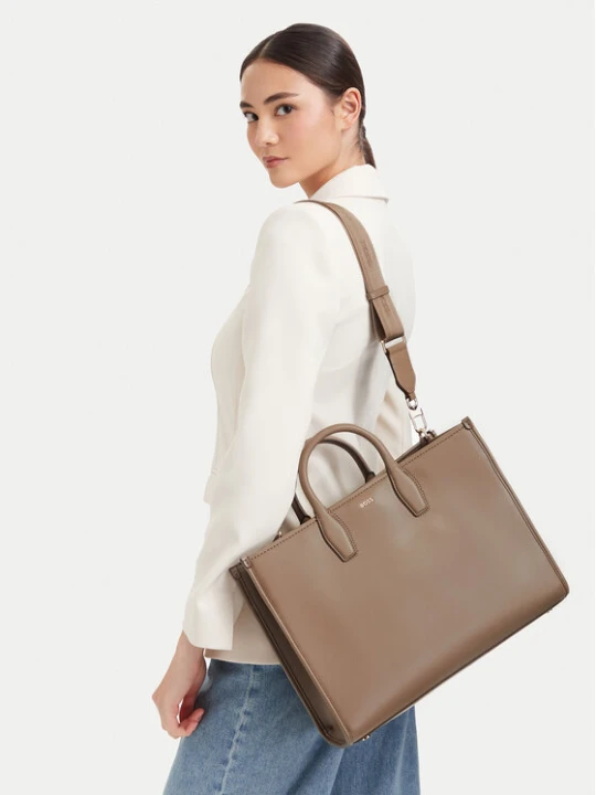 Zdjęcie produktu Torebka BOSS 50547947 Beżowy ciemny