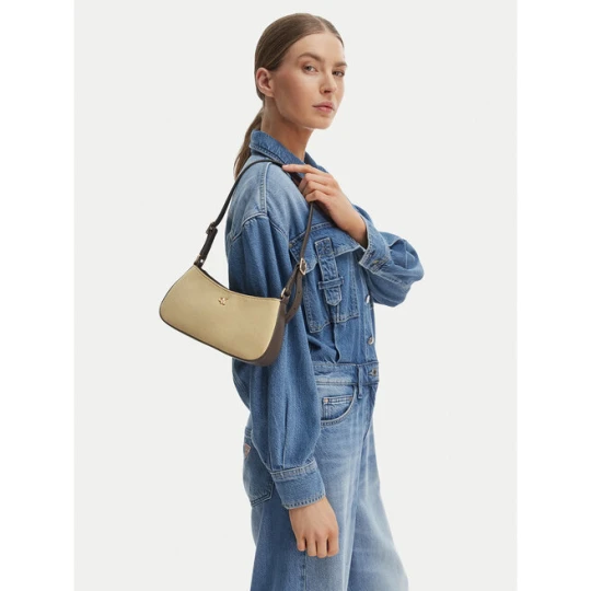Zdjęcie produktu Torebka Calvin Klein Ck Canvas Small Shoulder Bag LV04F3347G Beżowy
