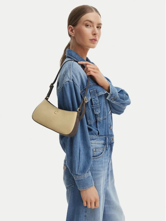 Zdjęcie produktu Torebka Calvin Klein Ck Canvas Small Shoulder Bag LV04F3347G Beżowy