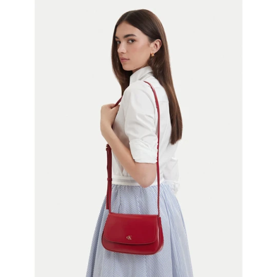 Zdjęcie produktu Torebka Calvin Klein Ck Flap Camera Bag LV04F3421G Bordowy