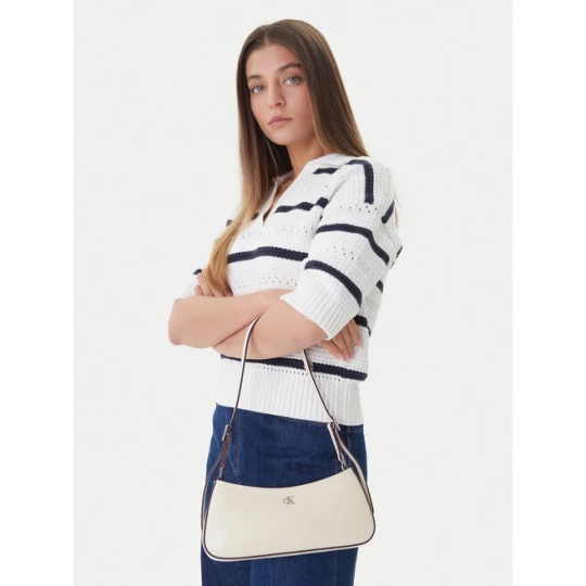 Zdjęcie produktu Torebka Calvin Klein Ck Small Shoulder Bag LV04F3170G Biały