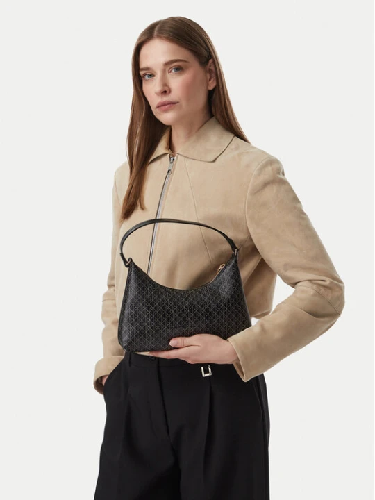Zdjęcie produktu Torebka Calvin Klein Emblem Aop Small Shoulder Bag LV04F3889G Czarny