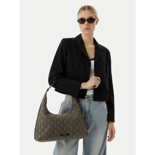 Zdjęcie produktu Torebka Calvin Klein Emblem Jacquard LV04F3635G Khaki