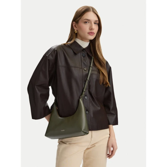 Zdjęcie produktu Torebka Calvin Klein Foil Logo Conv Shou?Lder Bag LV04F3272G Beżowy