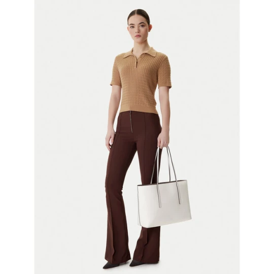 Zdjęcie produktu Torebka Calvin Klein Foil Logo Tote W/Pouch LV04F3274G Biały