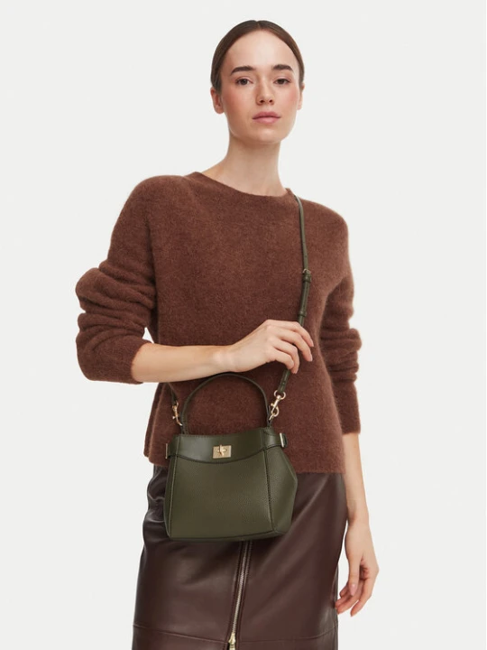 Zdjęcie produktu Torebka Calvin Klein Mix Media Crossbody LV04F3885G Zielony ciemny