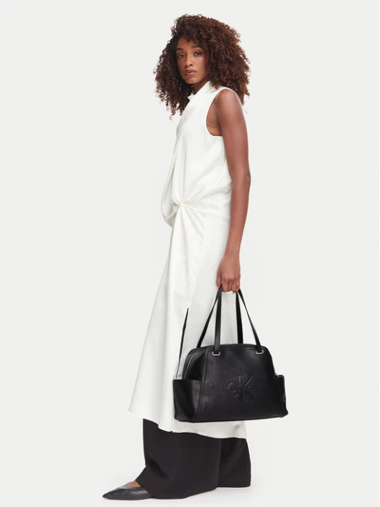 Zdjęcie produktu Torebka Calvin Klein Pockets Monologo Tote LV04F3689G Czarny