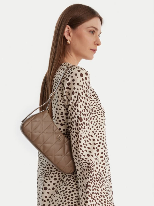 Zdjęcie produktu Torebka Calvin Klein Quilted Sm Shoulder Bag LV04F3327G Beżowy