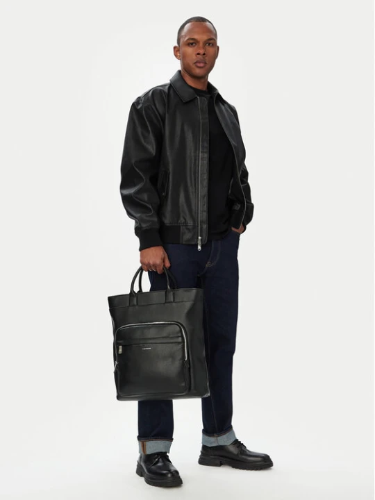 Zdjęcie produktu Torebka Calvin Klein Raised Tote LV04D3494G Czarny