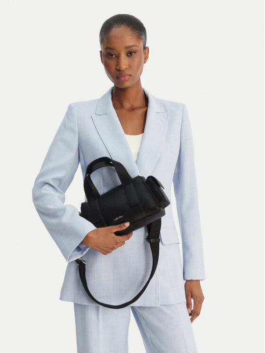 Zdjęcie produktu Torebka Calvin Klein Webbing Strap Pocket Bag LV04F3291G Czarny