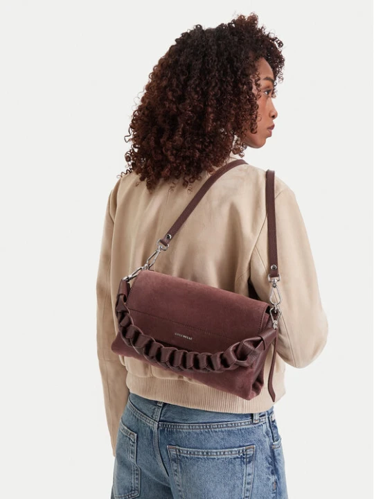 Zdjęcie produktu Torebka Coccinelle P6P Boheme Suede Bimaterial E1 P6P 12 01 01 Bordowy