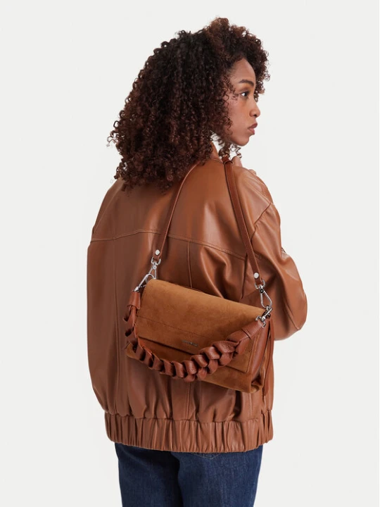 Zdjęcie produktu Torebka Coccinelle P6P Boheme Suede Bimaterial E1 P6P 12 01 01 Brązowy