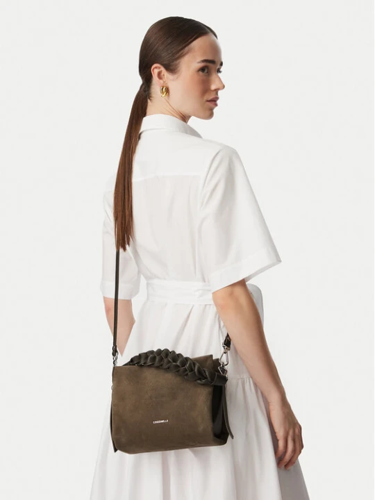 Zdjęcie produktu Torebka Coccinelle P6P Boheme Suede Bimaterial E1 P6P 58 01 01 Khaki