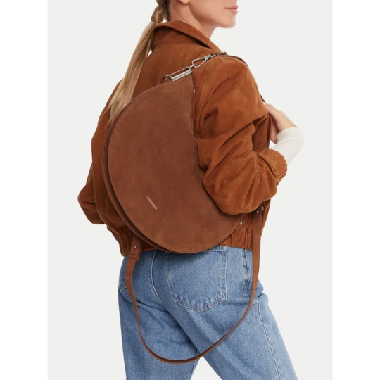 Zdjęcie produktu Torebka Coccinelle QKG Coccinellesunup Suede E1 QKG 13 01 01 Brązowy