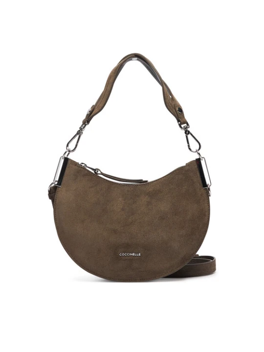 Zdjęcie produktu Torebka Coccinelle QKG Coccinellesunup Suede E1 QKG 13 03 01 Khaki