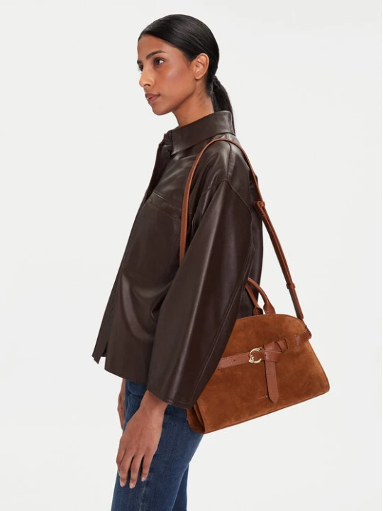 Zdjęcie produktu Torebka Coccinelle TLB Coccinellesabine Suede Bi E1 TLB 18 02 01 Brązowy