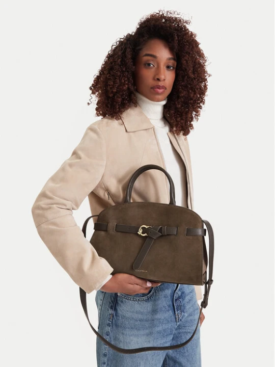 Zdjęcie produktu Torebka Coccinelle TLB Coccinellesabine Suede Bi E1 TLB 18 04 01 Khaki