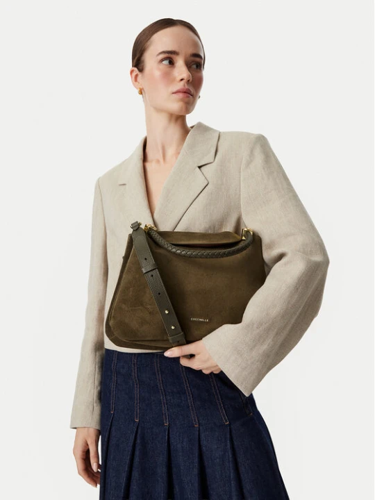 Zdjęcie produktu Torebka Coccinelle VCL Coccinelletiggy Suede Bim E1 VCL 18 01 01 Khaki