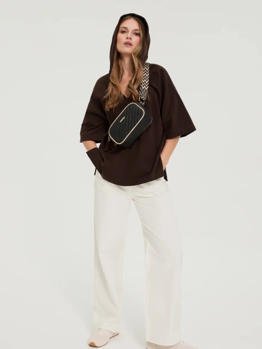 Zdjęcie produktu Torebka crossbody czarna Moodo
