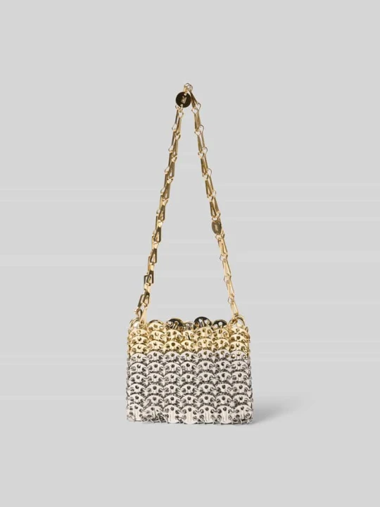 Zdjęcie produktu Torebka crossbody w kolorze metalicznym Paco Rabanne