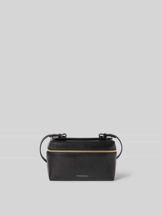 Zdjęcie produktu Torebka crossbody z prawdziwej skóry Victoria Beckham Czarny