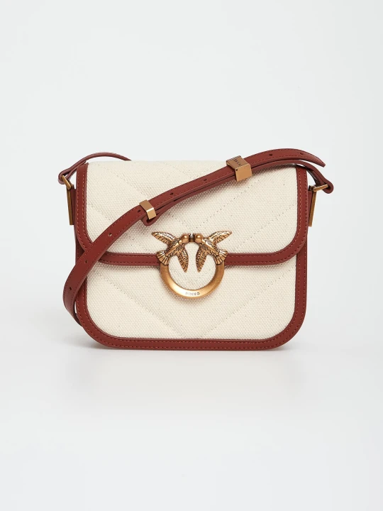 Zdjęcie produktu Torebka damska Love Box Bag Mini Canvas Chevron PINKO