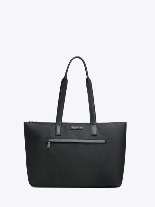 Zdjęcie produktu Torebka damska shopper na ramię czarna Wittchen