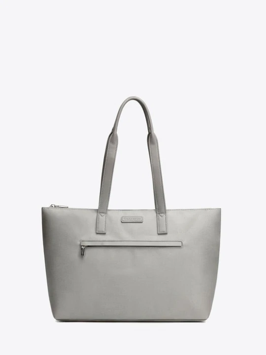 Zdjęcie produktu Torebka damska shopper na ramię szara Wittchen