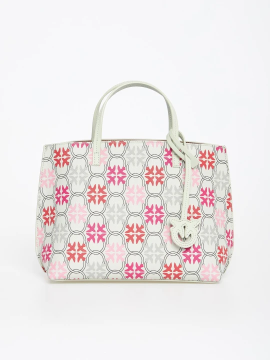 Zdjęcie produktu Torebka damska skórzana Carrie Shopper Classic PINKO