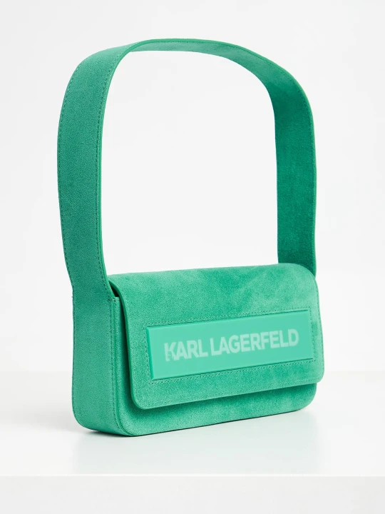 Zdjęcie produktu Torebka damska zamszowa KARL LAGERFELD