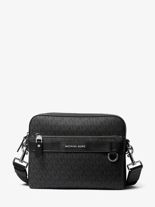 Zdjęcie produktu Torebka do przewieszenia przez ramię Hudson 2 w 1 z logo Michael Kors CZARNY (Czarny)