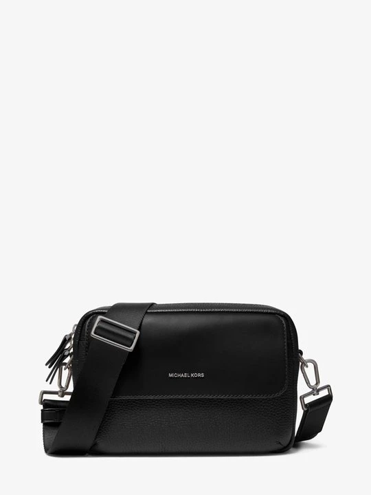 Zdjęcie produktu Torebka do przewieszenia przez ramię Hudson ze skóry groszkowej Michael Kors CZARNY (Czarny)