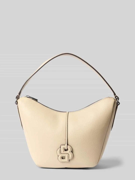 Zdjęcie produktu Torebka do ręki w imitacji skóry model 'ANETT SM HOBO' Boss Beżowy