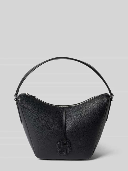 Zdjęcie produktu Torebka do ręki w imitacji skóry model 'ANETT SM HOBO' Boss Czarny