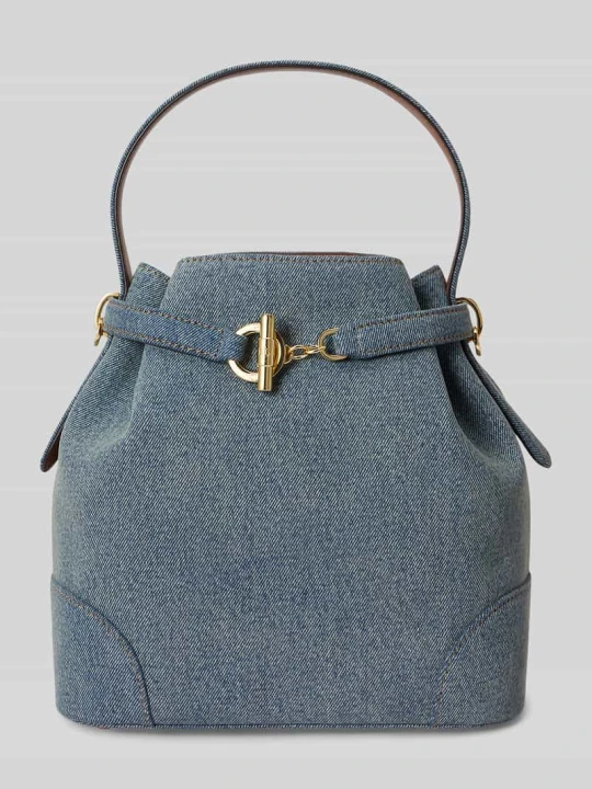 Zdjęcie produktu Torebka do ręki z denimu Lauren Ralph Lauren Niebieski