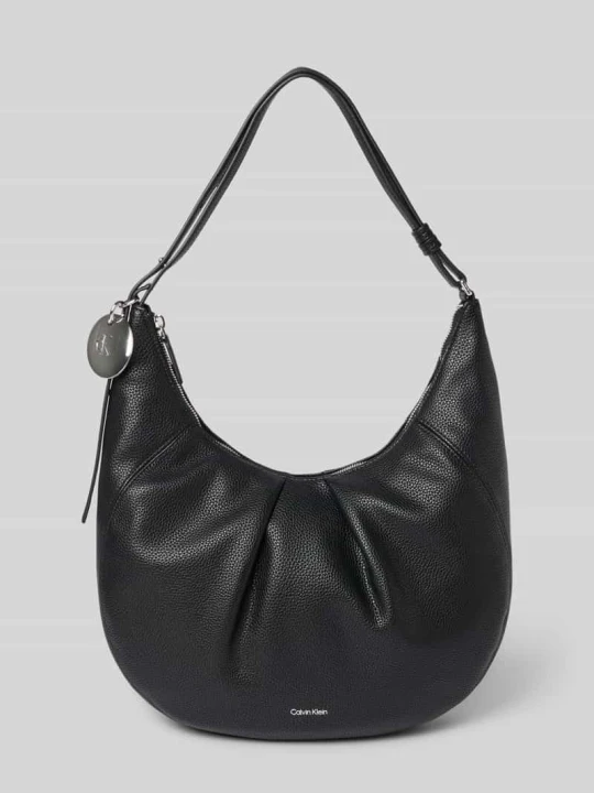 Zdjęcie produktu Torebka do ręki z Detal z logo Calvin Klein Czarny