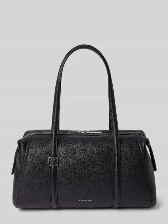 Zdjęcie produktu Torebka do ręki z Detal z logo Calvin Klein Czarny