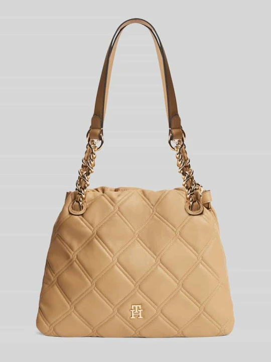 Zdjęcie produktu Torebka do ręki z łańcuszki Tommy Hilfiger Beżowy