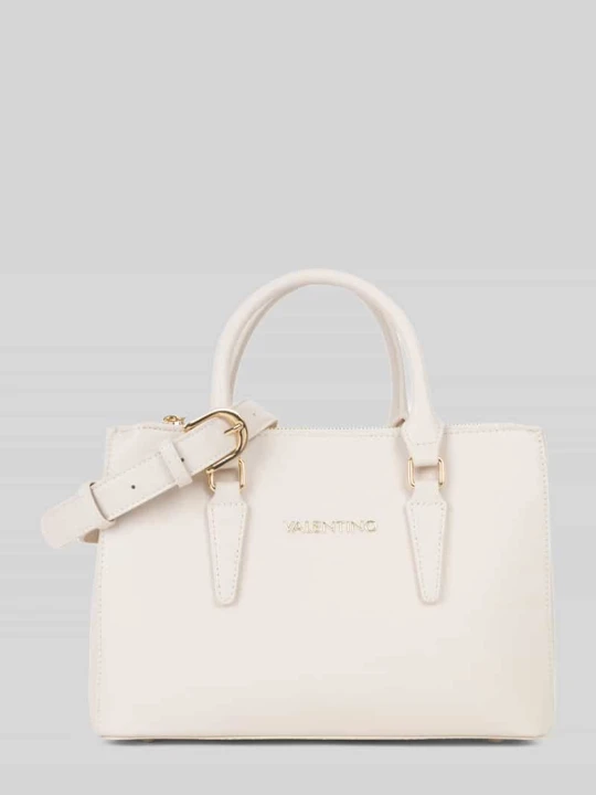 Zdjęcie produktu Torebka do ręki z odpinanym paskiem na ramię VALENTINO BAGS Écru