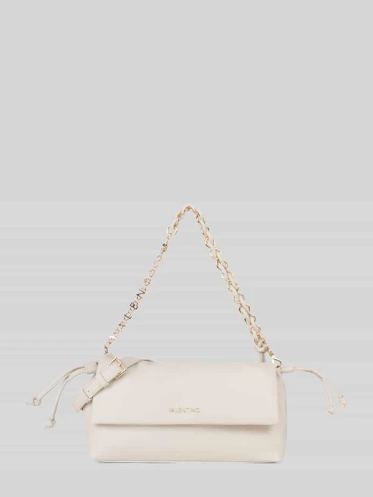 Zdjęcie produktu Torebka do ręki z paskiem z łańcuszka model 'ROBBY' VALENTINO BAGS Écru