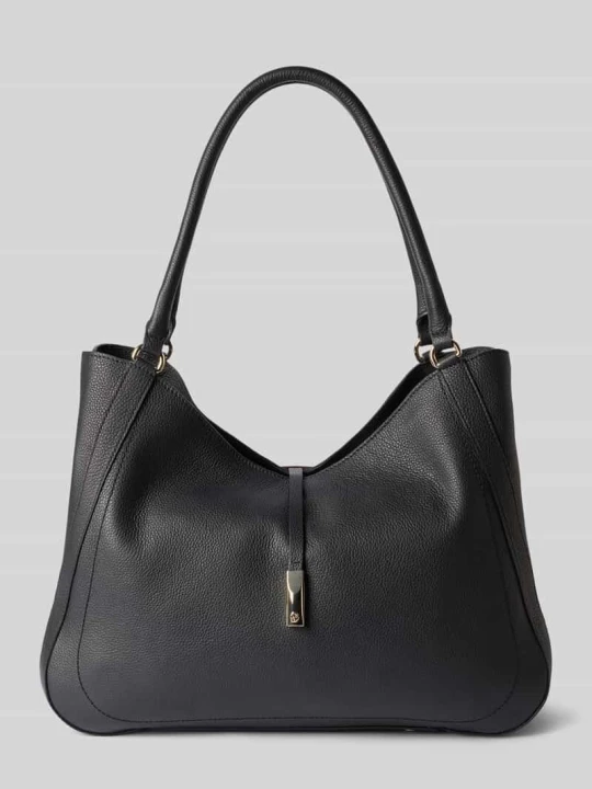 Zdjęcie produktu Torebka do ręki z prawdziwej skóry bydlęcej model 'REAH MEDIUM TOTE' Boss Czarny