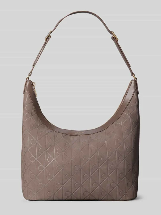 Zdjęcie produktu Torebka do ręki z wytłoczone logo na całej powierzchni Calvin Klein