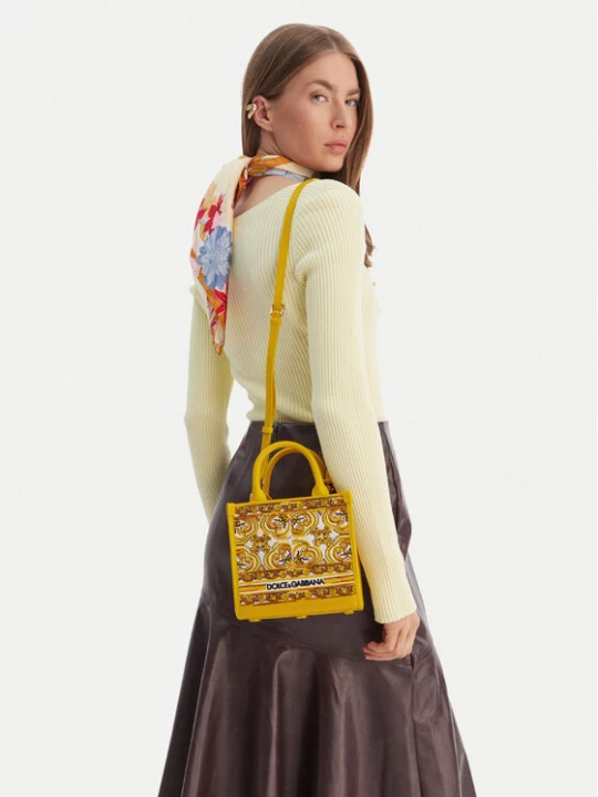 Zdjęcie produktu Torebka Dolce&Gabbana BB7479 AW050 Żółty Dolce & Gabbana