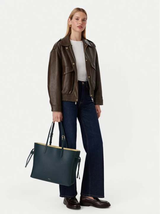 Zdjęcie produktu Torebka Furla Ava L Tote WB02001 BX4329 CN 4913S Zielony ciemny