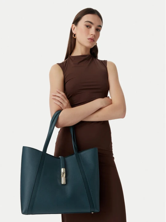 Zdjęcie produktu Torebka Furla Goccia L WB01788 BX3353 CN 4907S Zielony ciemny