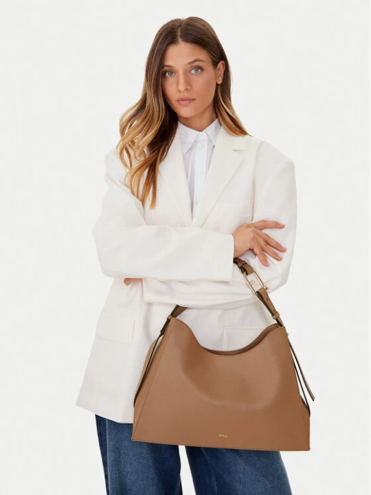 Zdjęcie produktu Torebka Furla Nuvola L Hobo WB01246 HSF000 CN 4489S 1007 Brązowy
